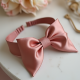 Elegant Bow-Tie Satin Ribbon Hairband