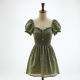 Floral Smocked Waist Mini Dress