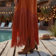 Women's Boho Fringe Detail Dress
