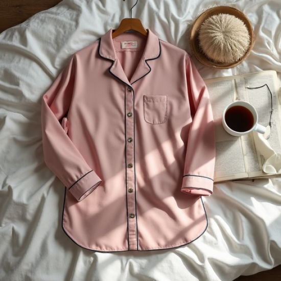 Women's Button-Front Sleep Shirt