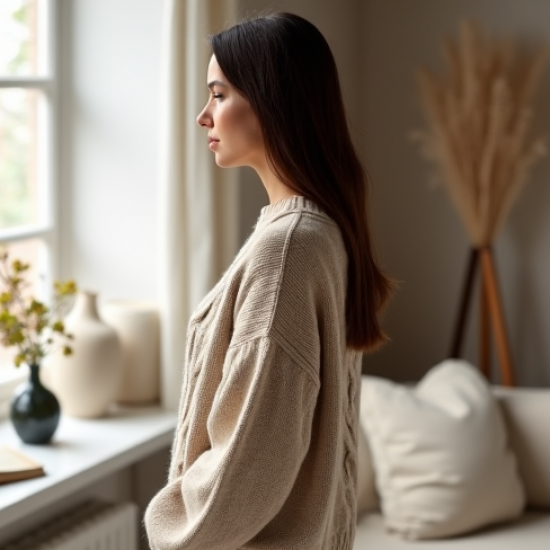 Women's Oversized Crewneck Sweater