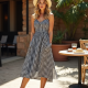 Women's Black & White Checkerboard Sundress