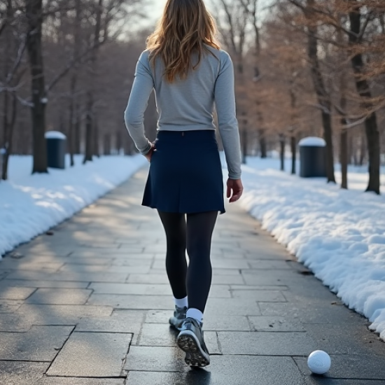 Women's Fleece-Lined Sporty Skirt