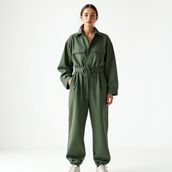 Women's Relaxed Athleisure Jumpsuit
