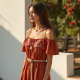 Women's Off-Shoulder Summer Dress