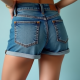 Women's High Waist Denim Shorts