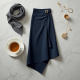 Tulip Hem Wrap Style Skirt