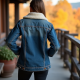 Women's Sherpa Lined Denim Jacket