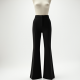 Slit-Hem Flare Formal Trousers