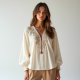 Boho Style Embroidered Lace Blouse