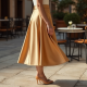Satin Slip Skirt