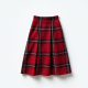Plaid High-Waisted Casual Skort