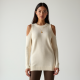 Women's Cold Shoulder Long Sleeve Top