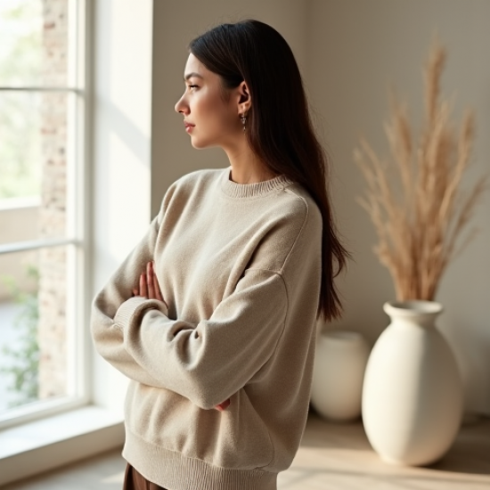 Oversized Crewneck Sweater