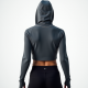 Women's Cropped Athletic Hoodie