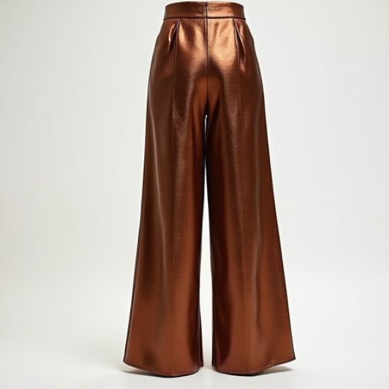 Women's Bronze Wide-Leg Culottes