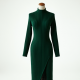 Women's Brooch-Accented Knit Dress