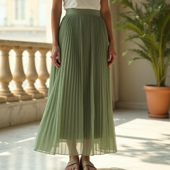 Women's Chiffon Flowy Skirt
