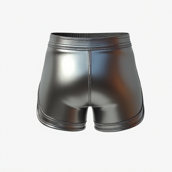 Women's Metallic Track Shorts