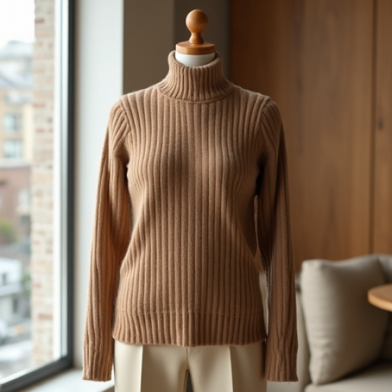Women's Ribbed Knit Sweater