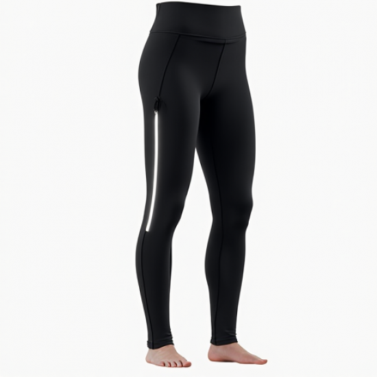Side-Stripe Athletic Running Leggings