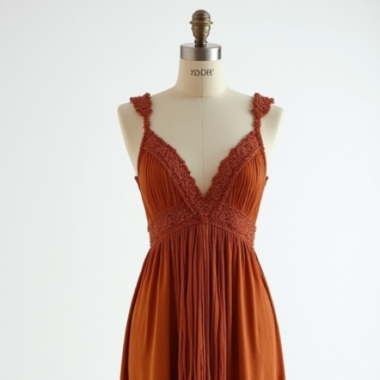 Women's Boho Fringe Detail Dress