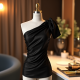 Subtle Shimmer Night Out Party Top