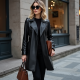 Leather Look Trench