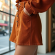 Button-Up Corduroy Retro Mini Skirt
