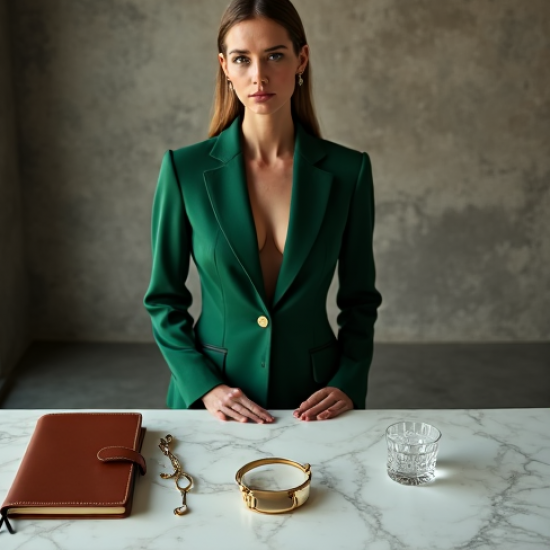 Women's Sculpted Shoulder Blazer