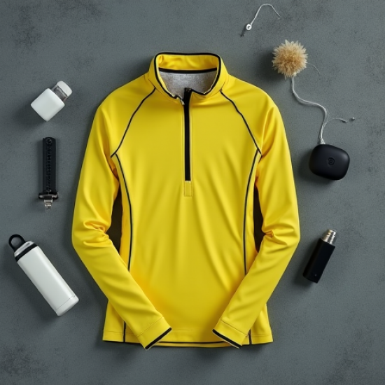 Women's Sunshine Yellow Quarter-Zip Pullover