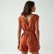 Women's High Waist Romper