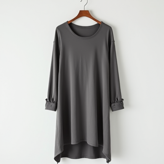 Women's Asymmetric Hem Tunic Top