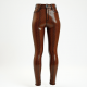 Snakeskin Print Slim Fit Skinny Pants